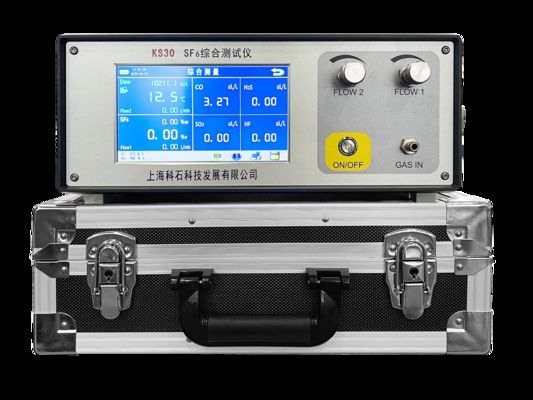 جهاز اختبار الغاز KS30-CS SF6: تصميم ثابت الحرارة لنقطة الندى وتحليل النقاء في قطاعات الطاقة/الكيماويات
